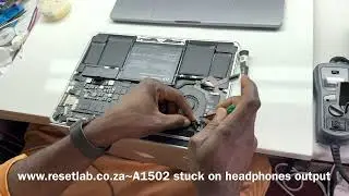 MacBook Pro A1502~sound output stuck on headphones
