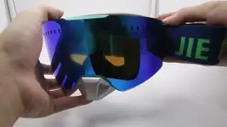Magnetic Ski Goggles Antiscratch Super Impact-Resist Lens TPU Frame