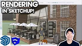 Начало работы с SketchUp 2025. Часть 7. Создание визуализации!
