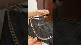 Guess Noelle Mini Top Zip Shoulde Sling Bag #guess #trendingshorts #explore #unboxing #aesthetic