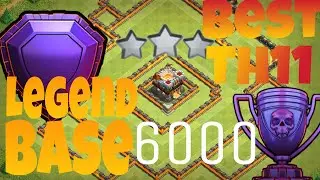 Best Anti 1 stars Th11 Legend 6k trophy base 2017lRing Base| Anti 0star