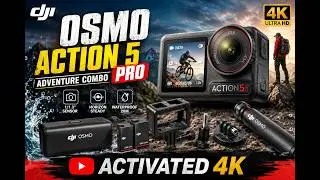 DJI OSMO ACTION 5 PRO ADVENTURE COMBO UNBOXING