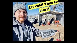Equipment Cold Start! NOCO Boost battery pack test, will it start?
