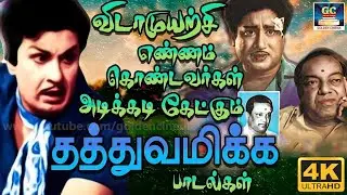 விடாமுயற்சி எண்ணம் கொண்டவர்கள் அடிக்கடி கேட்கும் தத்துவமிக்க பாடல்கள் | Morning Philosophy Songs