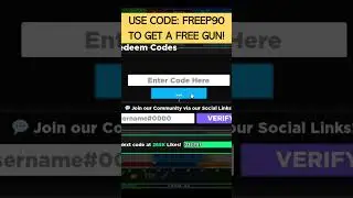 Flag Wars Code for FREE GUN 235K Likes! #shorts (Roblox Flag Wars Code)