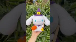 Crocheting Halloween Cinnamoroll 🎃 #crochet #amigurumiaddict #amigurumi #crochetpattern #sanrio