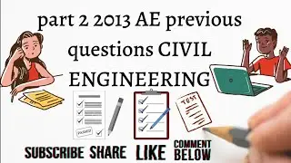 2013 TNPSC AE civil previous Year questions paper Discussion CIVIL ENGINEERING|tnpsc ae civil exam