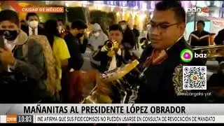 Así celebran el cumpleaños del presidente AMLO en Palacio Nacional