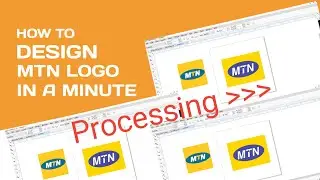 How to Recreate MTN Logo in CorelDRAW | Step-by-Step Logo Design Tutorial