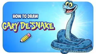 How to draw Gary De'Snake from Zootopia 2 drawing tutorial 