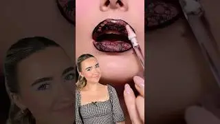 LACE LIPS!!! this was a bit if a fail :( help what did I do wrong ? 🥲 #makeup #makeuphacks