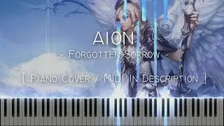 Forgotten Sorrow (AION) - Synthesia / Piano Tutorial