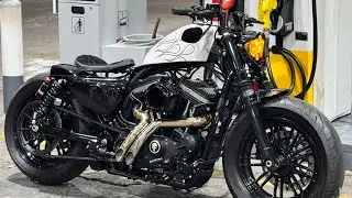 Sportster 48 BoBbER   Wide Tire 17-200 #esus4custom  #harleydavidson #sportster48 #hd48