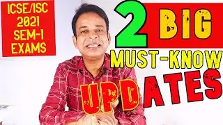 2 Big ICSE/ISC 2021 Semester-1 MCQs Exam Updates-Offline Exams on ONLINE Exams Rules cannot Possible