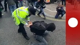 Arrests as StopG8 anti-capitalists clash with police in London
