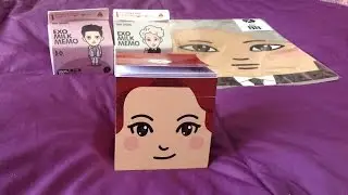 Unboxing EXO's Chanyeol official MEMO pad from Paper Toy collection (SM Coex Artium goods)
