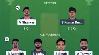 CSG vs NRK Dream11 Prediction | CSG vs NRK Dream11 Team | TNPL Dream11 Team | CSG vs NRK TNPL Today