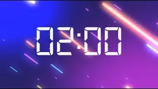 2 Minute Timer, Countdown, NO Music, Timer, Alarm Sound