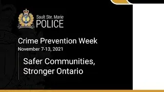 Crime Prevention Week - Day 1