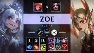 Zoe Mid vs LeBlanc - KR Challenger Patch 25.21