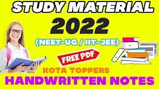Neet Study Material Free PDF Download 2022📚