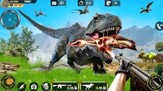 Real Dinosaur Hunter Gun Games Android Gameplay #1