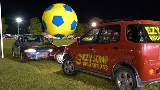 Team Isuzu D-MAX Drivers Star in Car Soccer Match