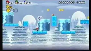 New Super Mario Bros Wii Multiplayer Playthrough : World 3-4 and 3-5