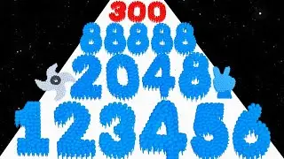 Crowd Number Run 3D vs Level Up Runner - Level Up Number (NOOB vs PRO vs HACKER) Mobile Game