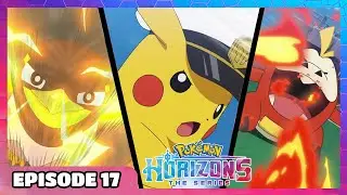 Wattrel & Fuecoco vs Captain Pikachu! - Pokemon Horizons Episode 17