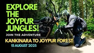 JOYPUR FOREST EXPLORE || আরো একবার জয়পুর জঙ্গল | Bengali MotoVlog || Independence Day Ride 🇮🇳