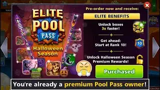 Halloween Season 🤔 Elite Pool Pass 8 ball pool