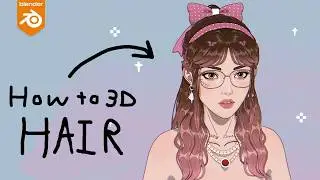 Как сделать 3D-волосы, как в аниме-играх