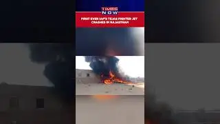 First Ever Tejas Fighter Jet Of Indian Air Force Crashes In Rajasthan&rsquo;s Jaisalmer,Pilot safe #shorts