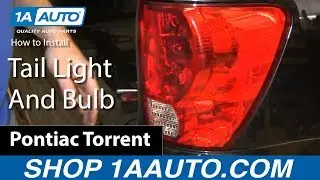 How To Replace Tail Light and Bulbs 06-09 Pontiac Torrent