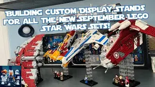 How to Build Display Stands for the NEW September LEGO Star Wars Sets!