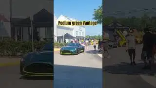 Top green color on a car?   #Astonmartin #vantage #podium #green #exotics #grandtourer #automobile