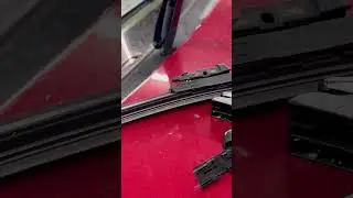 How to replace beam style wiper blades #automobile #mechanic