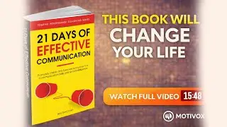 This Book Will Change Your Life | 21 Days of Effective Communication | SparkReads  #mindsetgrowth
