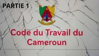 Résumé sur le Code du Travail Camerounais, Partie 1