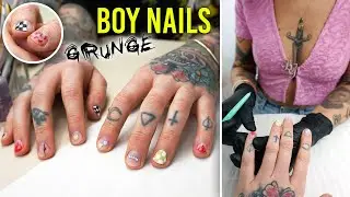 Mens manicure and nail art transformation!
