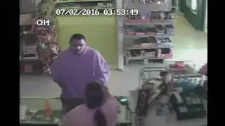 Man Caught on Camera Trying to Rob a Market in Calwa