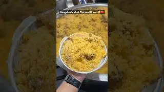 Bangalore&rsquo;s Viral 1000kg Chicken Biryani😳🤤 #youtubeshorts #viral #trending #food #shorts
