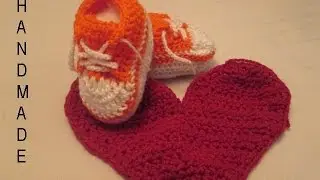 كروشيه طريقة عمل حذاء لأي مقاس خطوة بخطوة Crochet sneakers