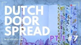 Creative Journal Spread | Butterfly | Dutch Door Set Up! {May 2024} - Part 1