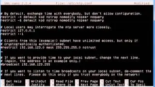 Install NTP Debian