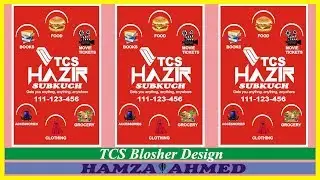 TCS Pakistani Courier Company (2018) Official Logo And Brochure Design By CorelDraw | HAMZA AHMED |