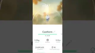 Family Friendly Castform! #shorts #pokemon #pokemongo
