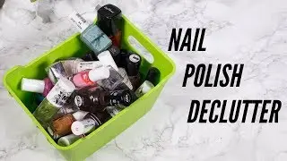 Decluttering my nail polish collection - low buy 2019