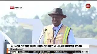 Ruto: Rironi-Mau Summit highway will cut travel times, reduce accidents, and save lives